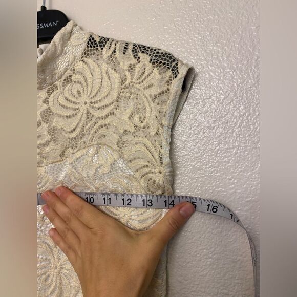 WEISSMAN Dance ballet lyrical white gold lace costume MY DESTINY 10124 SA adlt - Picture 8 of 12